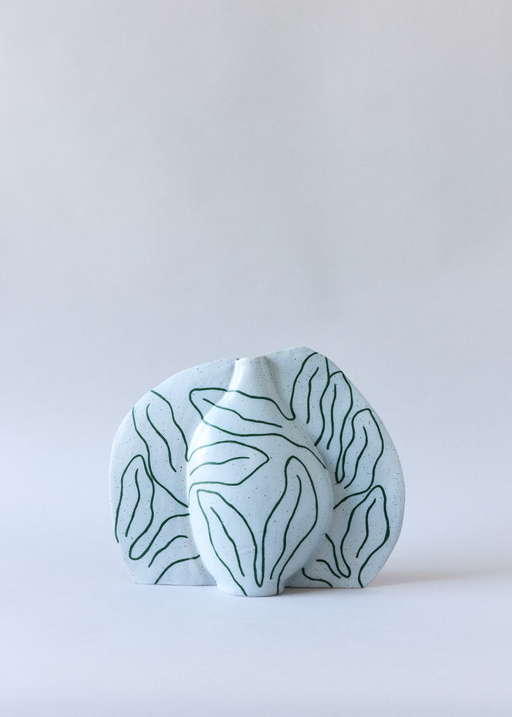 Jennie Petersen x Kerafakt Artist Collaboration Vase Painting Back