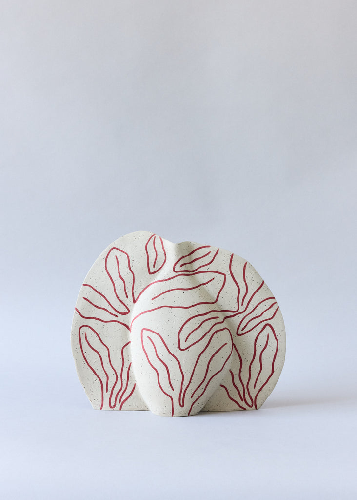 Jennie Petersen x Kerafakt Face Vase Artist Collaboration Back
