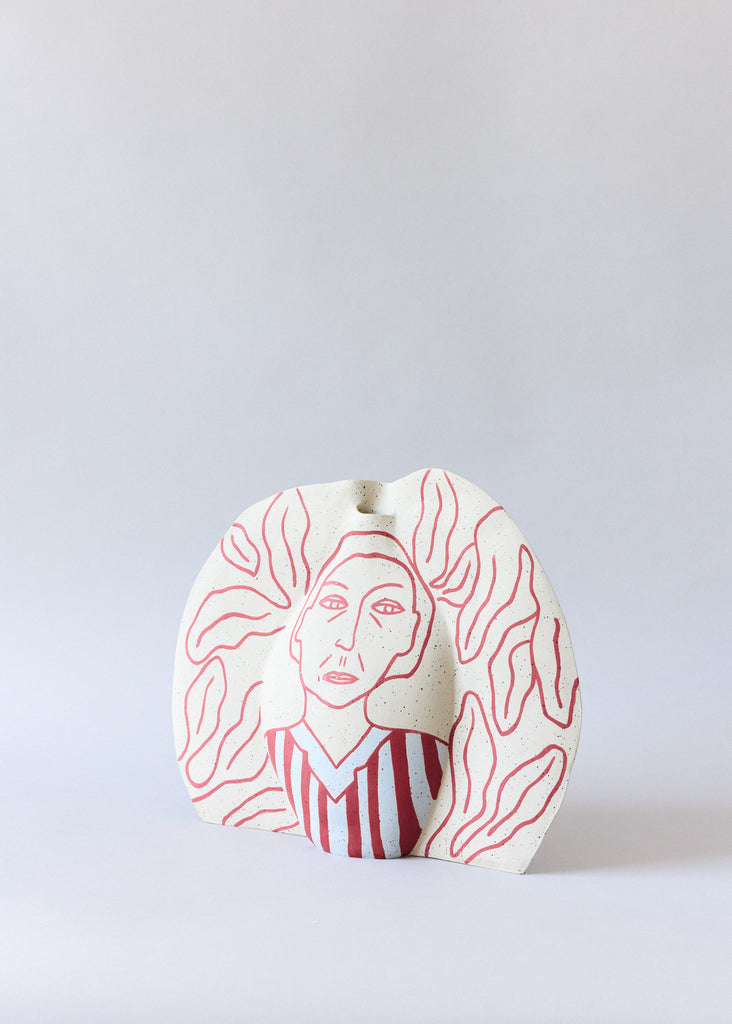 Jennie Petersen x Kerafakt Face Vase Artist Collaboration Side