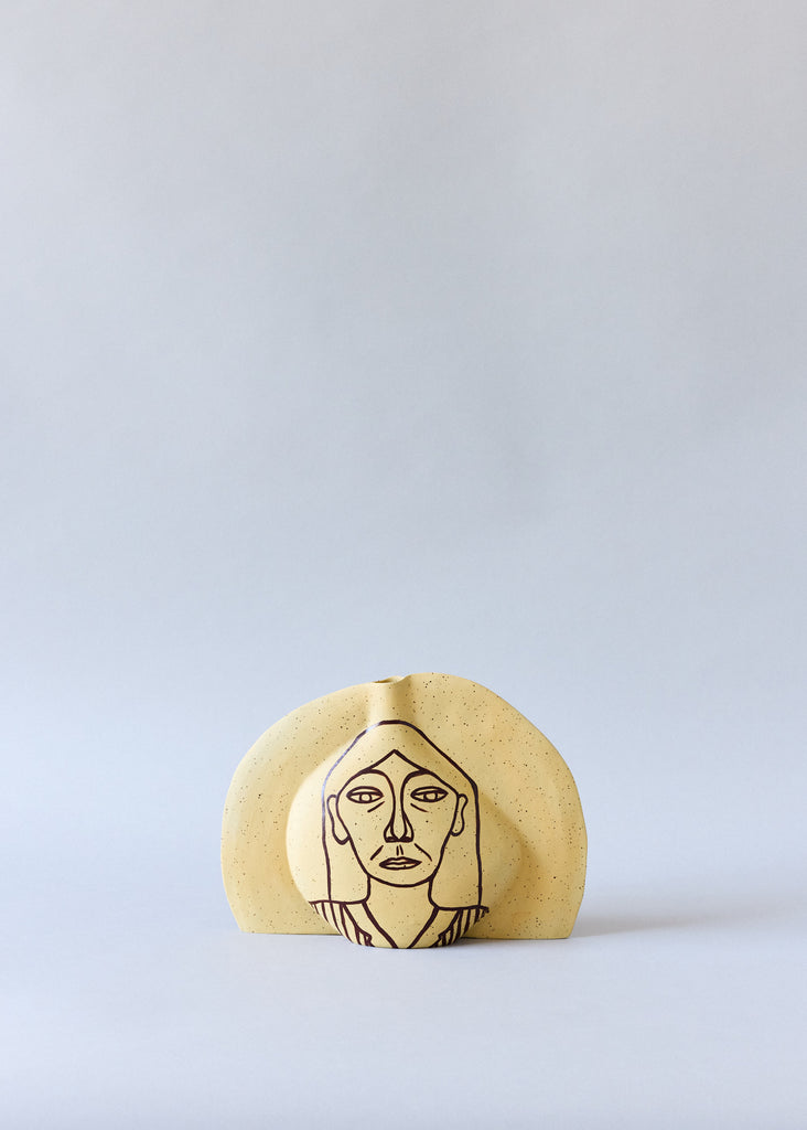 Jennie Petersen x Kerafakt Artist Collaboration Face Vase