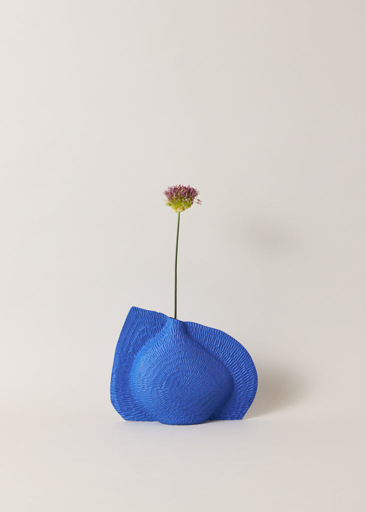 Textured original handmade vase by artist kerafakt playful ceramic design