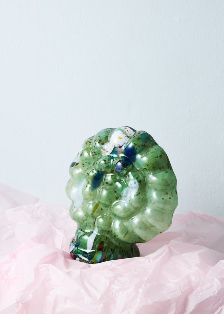 Kristin Larsson Ammonite Colourful Glass Sculpture Original Artwork Eclectic Artwork Handmade Home Decor Affordable Art Mouth Blown Glass Hand Blown Glass Playful Art Abstract Art Organic Shapes