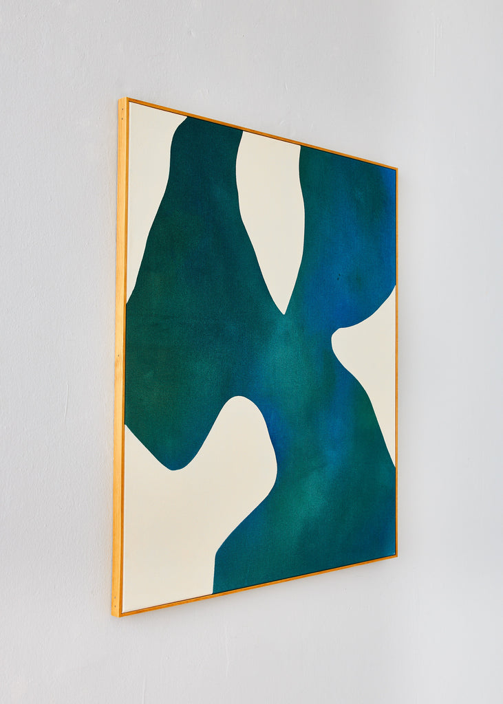 Lerke Nennemann Chrysocolla Handmade Painting Abstract Artwork Handmade Wall Art Original Artwork Affordable Artwork Framed Painting Colourful Art Eclectic Home Decor Acrylic Painting
