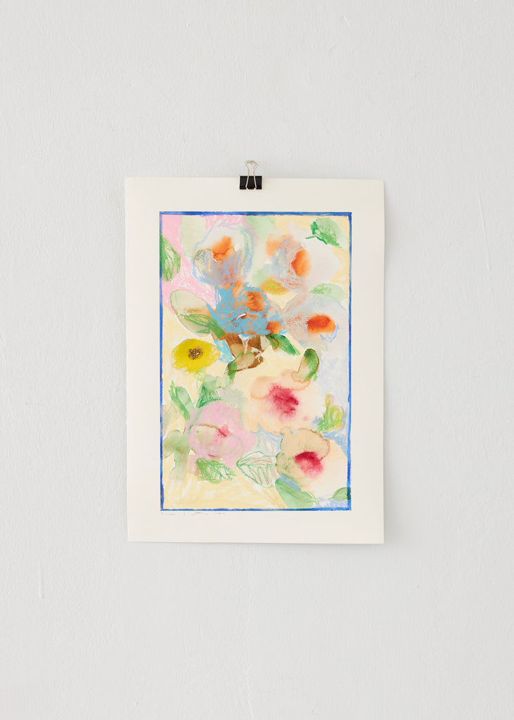 Liat Greenberg Aviv Handmade Artwork Original Wall Art Pastel Drawing Still Life Figurative Art Style Playful Home Decor