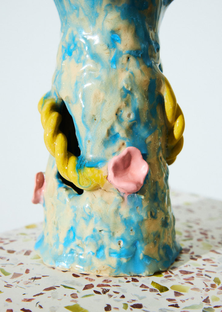 Lou Berg Handmade Candle Holders Vases Blossom Handmade Artworks Contemporary Art Modern Art Affordable Art Curated Art Ceramic Artwork Sculpture Swedish Artist Female