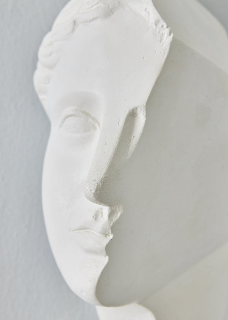 Marina Mankarios Handmade Sculpture Original Artwork Plaster Art Geometric Minimalistic Art Handmade Wall Art Roman Art
