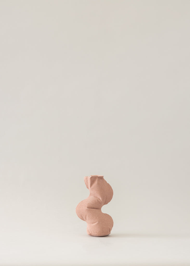 Marion de Raucourt Minestrone Handmade Candleholder Contemporary Sculptural Artwork Affordable Playful Art Pink