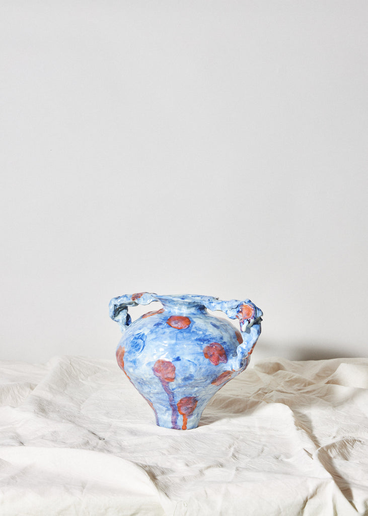 Samantha Kerdine Handmade Vase Unique Sculpture Colorful Organic Shapes Affordable Art Artist Art Gallery Ceramic