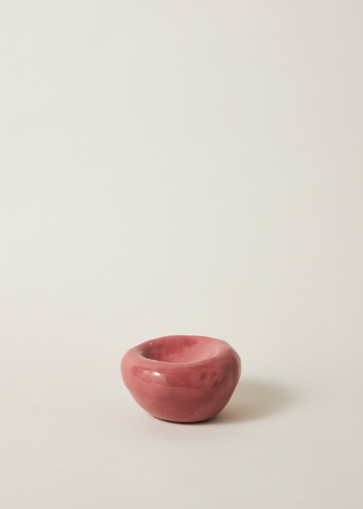 Sanna Holmberg Pink Bowl Handmade Artwork Contemporary Sculpture Original Art Affordable Art Handmade Home Decor Playful Art Style