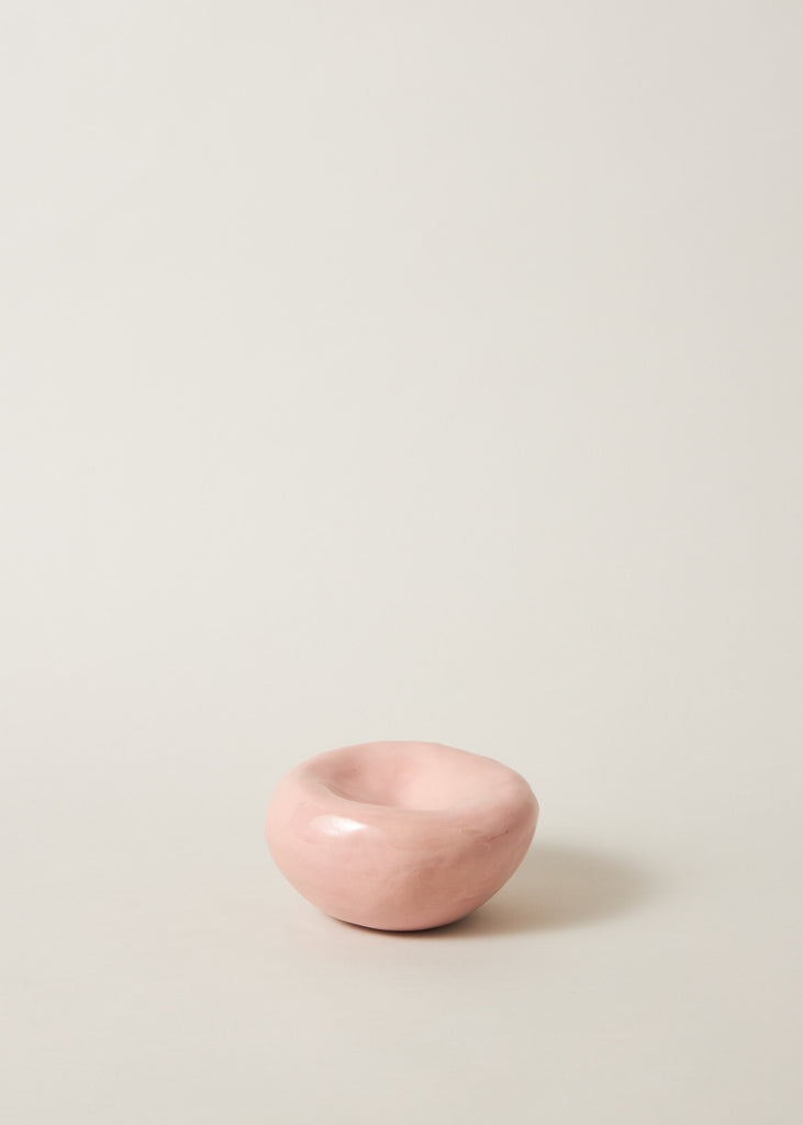 Sanna Holmberg Pink Bowl Original Artwork Ceramic Sculpture Handmade Home Decor Pink Interior Item Collectible Art