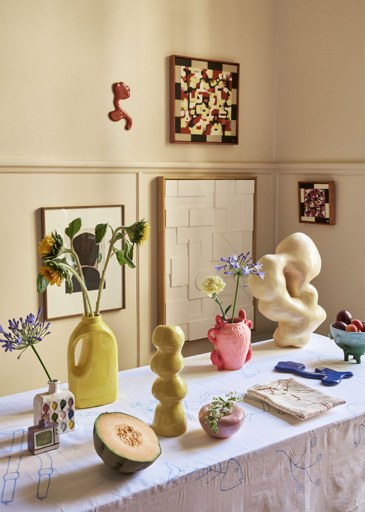 Sanna Holmberg Pink Bowl Original Artwork Ceramic Sculpture Handmade Home Decor Pink Interior Item Collectible Art Curated Art