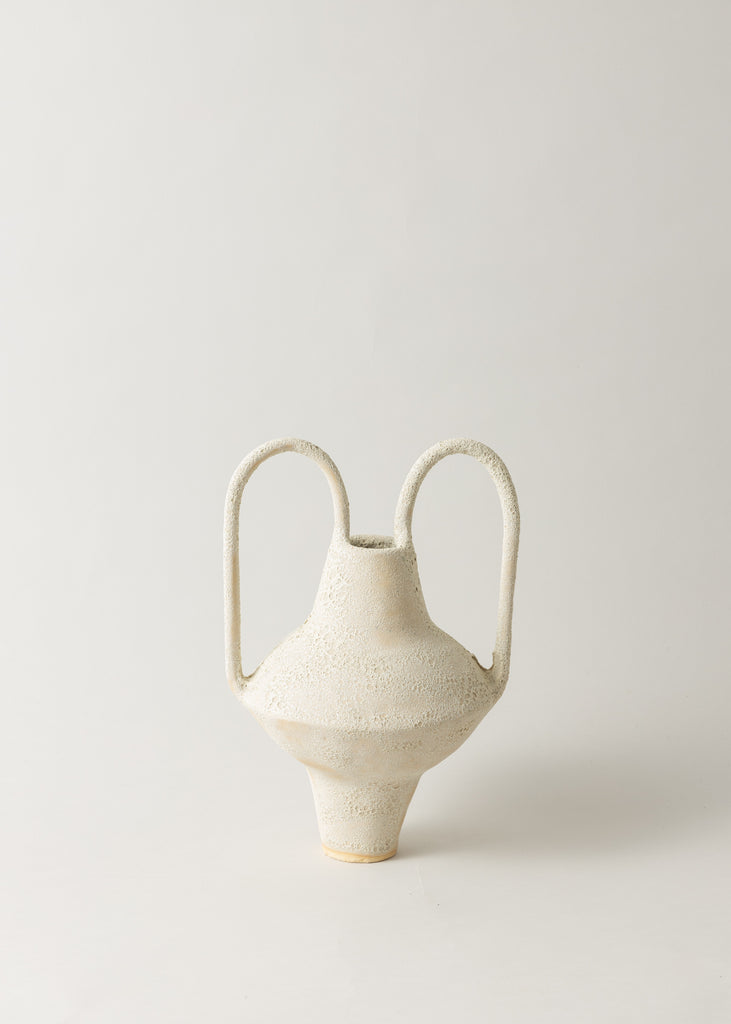 Silvia Foz Hetero Vase Handmade Vessel White Unique