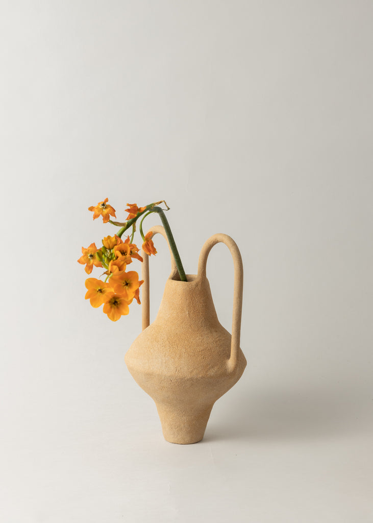Silvia Foz Hetero Vase Original Artwork Handmade Vase Ceramic Vessel Minimalistic Traditional Style Interior