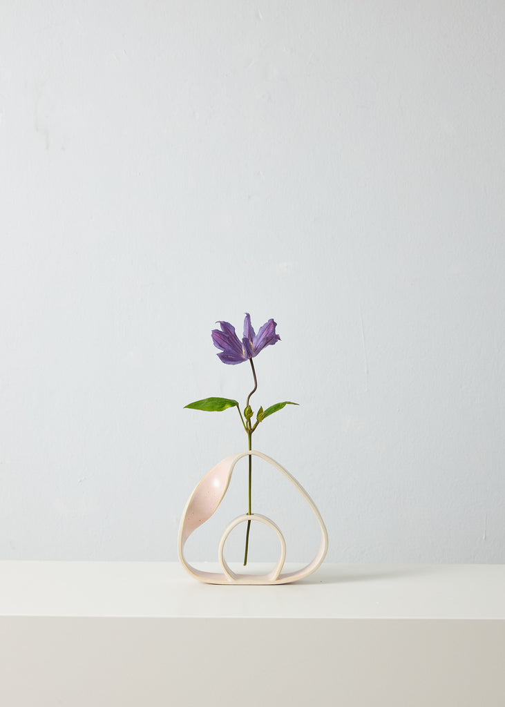 Slorence Ring Vase Handmade Vase Original Artwork Ceramic Vessel Contemporary Art Minimalistic Interior Affordable Art Collecting Curated Art Ceramic Artwork Sculptural Vase