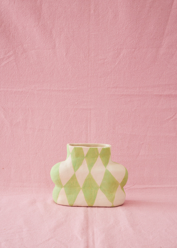 Wobbly Studio Mönster Vase Handmade Pop Abstract Artwork Colourful Art Handcrafted Ceramic Vase