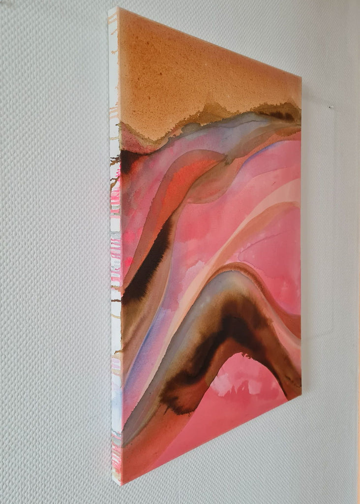 Vanessa Onuk Contemporary Painting Side Acrylic Colour