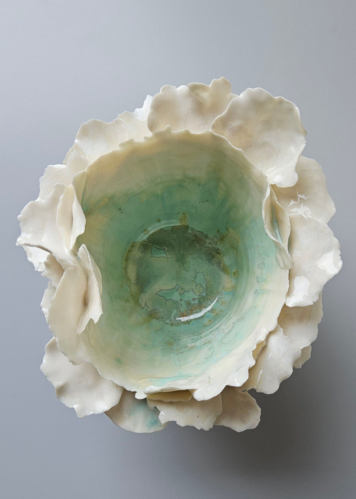 Elin Ruist delicate art vase handmade glaze