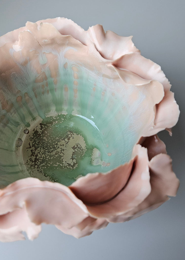 Elin Ruist Handmade Art Vase Glazed Detail