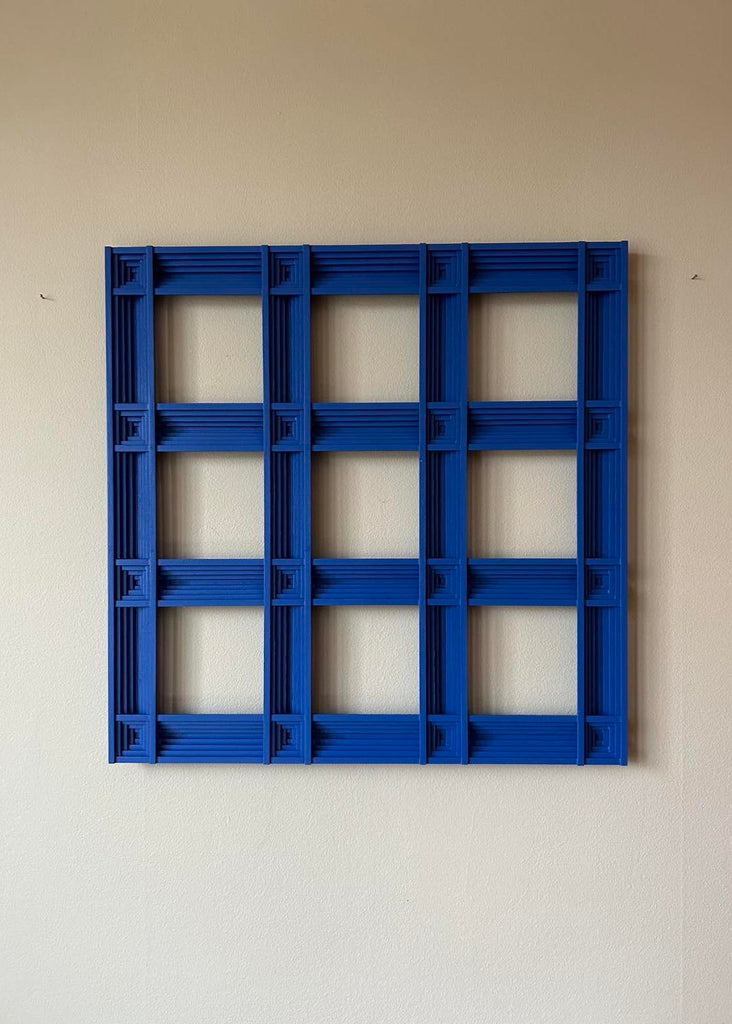 Isa Draiby Wood wall sculpture contemporary artwork back