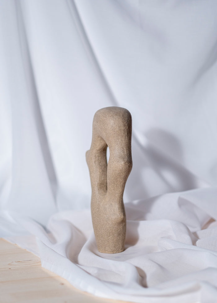 Abid Javed pleomorph sculpture side
