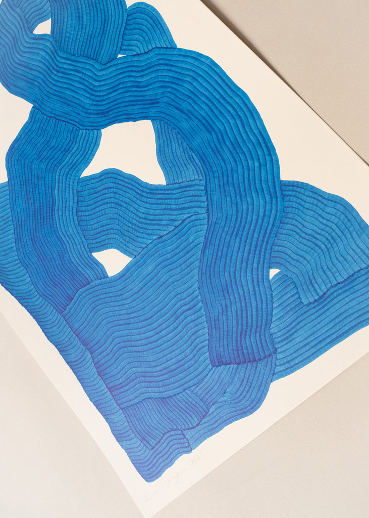 Anna Norrgrann handmade painting colour detail