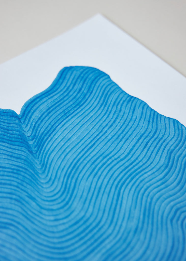 Anna Norrgrann Painting Rhythm Artwork Handmade Unique Ink Drawing Blue