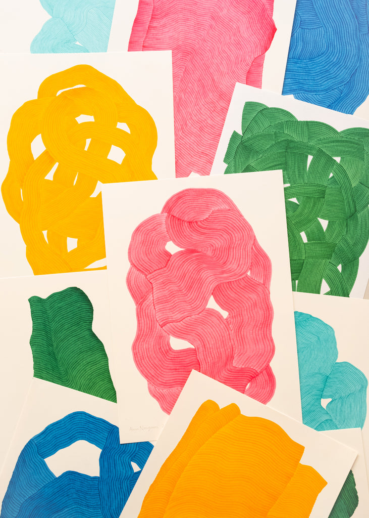 Anna Norrgrann Artist Handmade Drawings Colourful