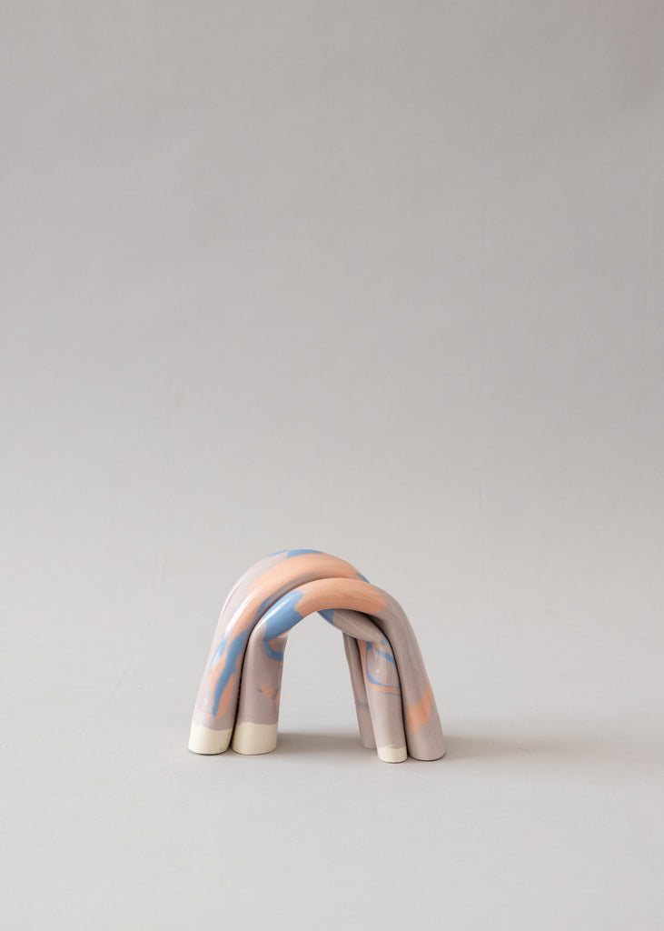 Anna Wallenius Rainbow Cloud Artwork Ceramic Sculpture Handmade 