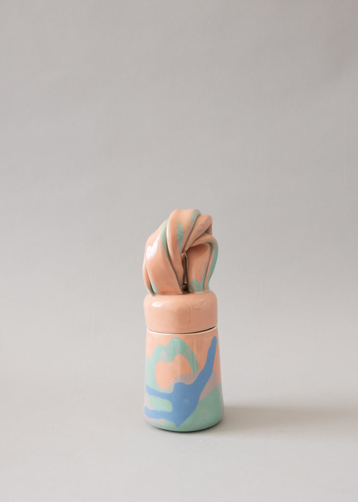 Anna Wallenius Rainbow Jar Handmade Sculpture Ceramic The Ode To Art Gallery 