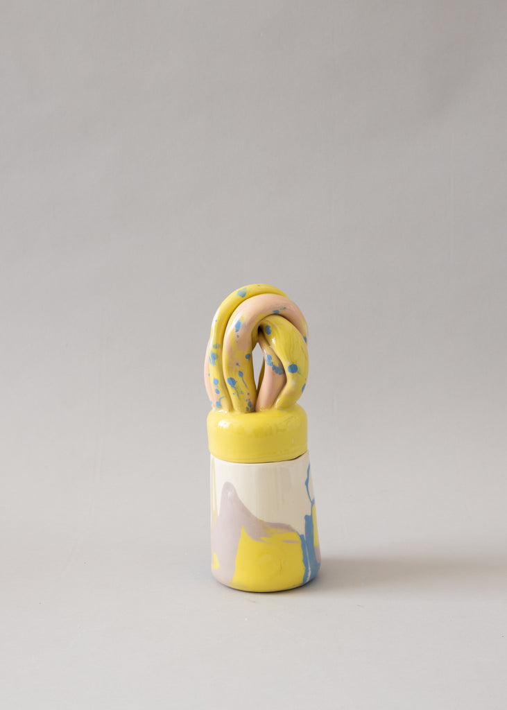 Anna Wallenius Rainbow Jar Handmade Sculpture Ceramic Art The Ode To Yellow 