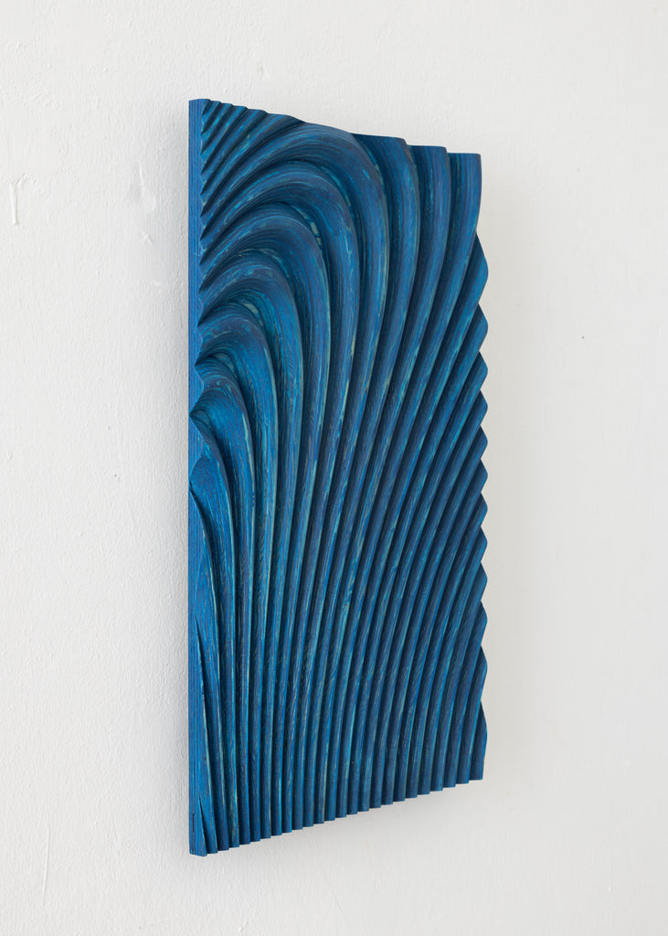 Arno Hoogland Wave Abstract Wall Art Wall Piece Artwork Blue Eclectic