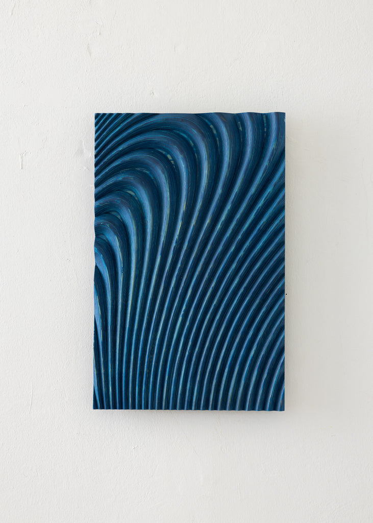 Arno Hoogland Wave Abstract Wall Art Wall Piece Artwork Blue Modern