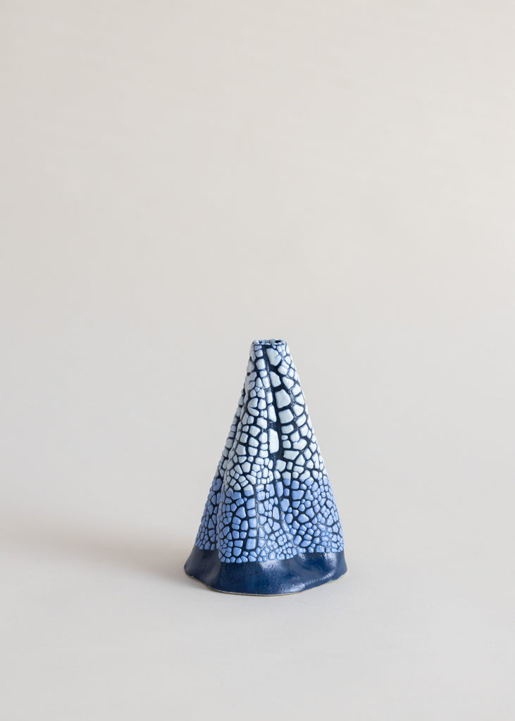 Astrid Öhman Vulcano Vase Handmade Unique Ceramic Artwork Blue 