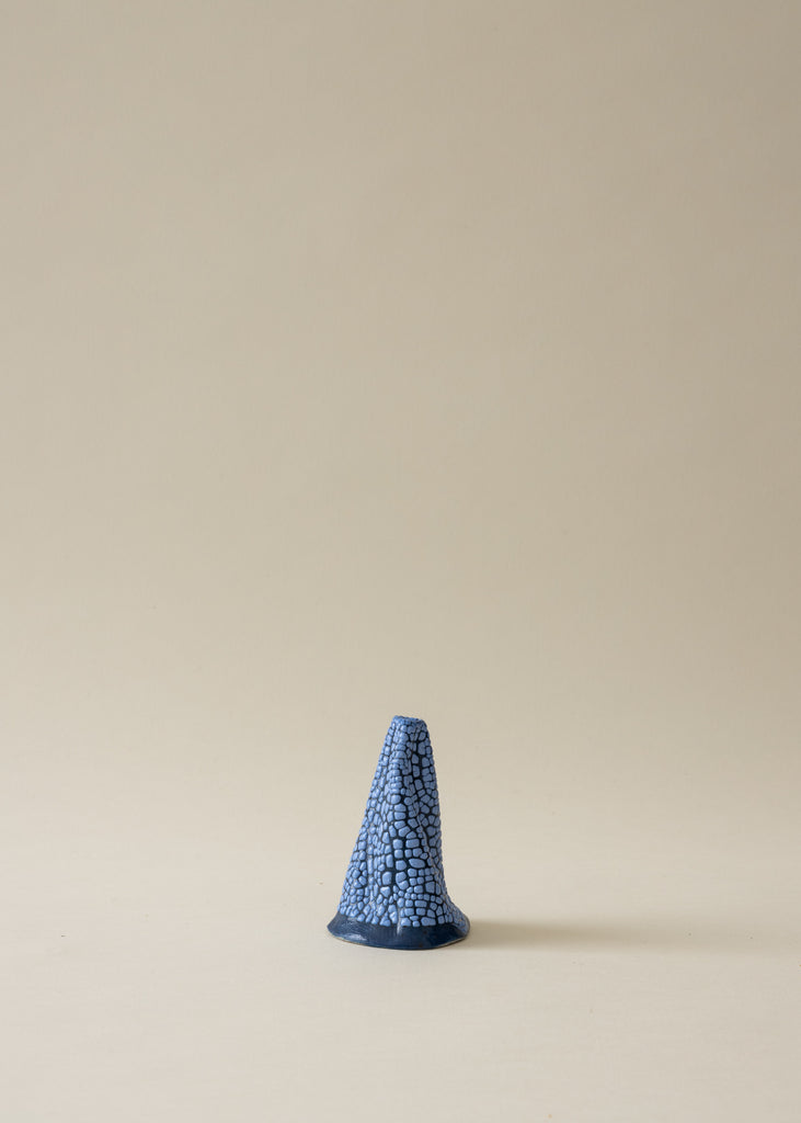 Astrid Öhman Vulcano Vase Blue Artwork Handmade Sculpture