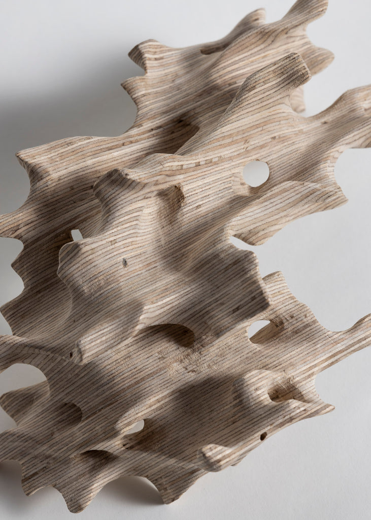 Ben Graham Triangle Prism I Industrial Driftwood Handmade Wooden Art Unique Sculpture