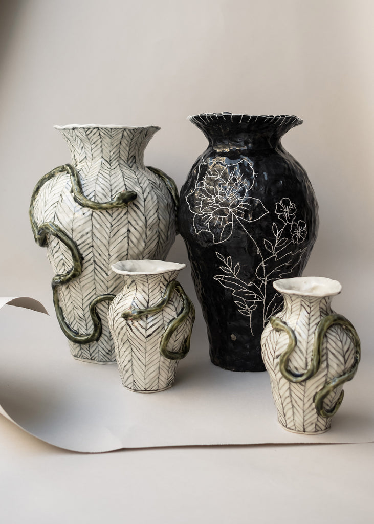 Caroline Harrius vase collection