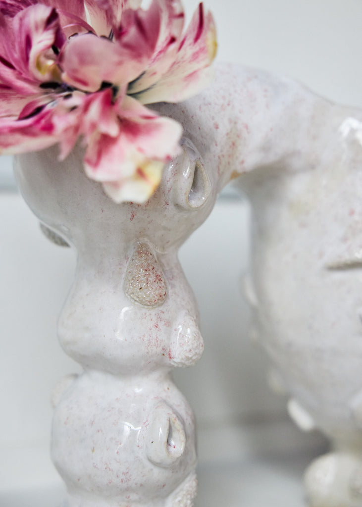 Dina Sandberg Cry Babies Vase Sculpture Handmade Ceramics