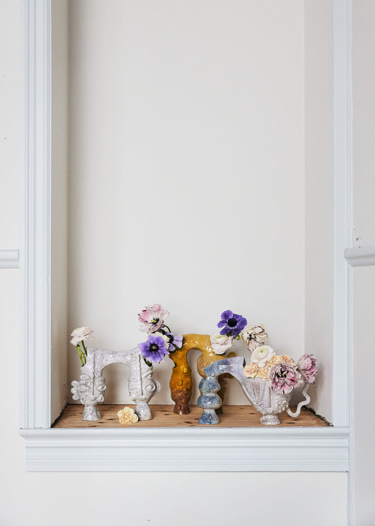 Dina Sandberg Cry Babies Artworks Sculptures Vases Art Handmade 