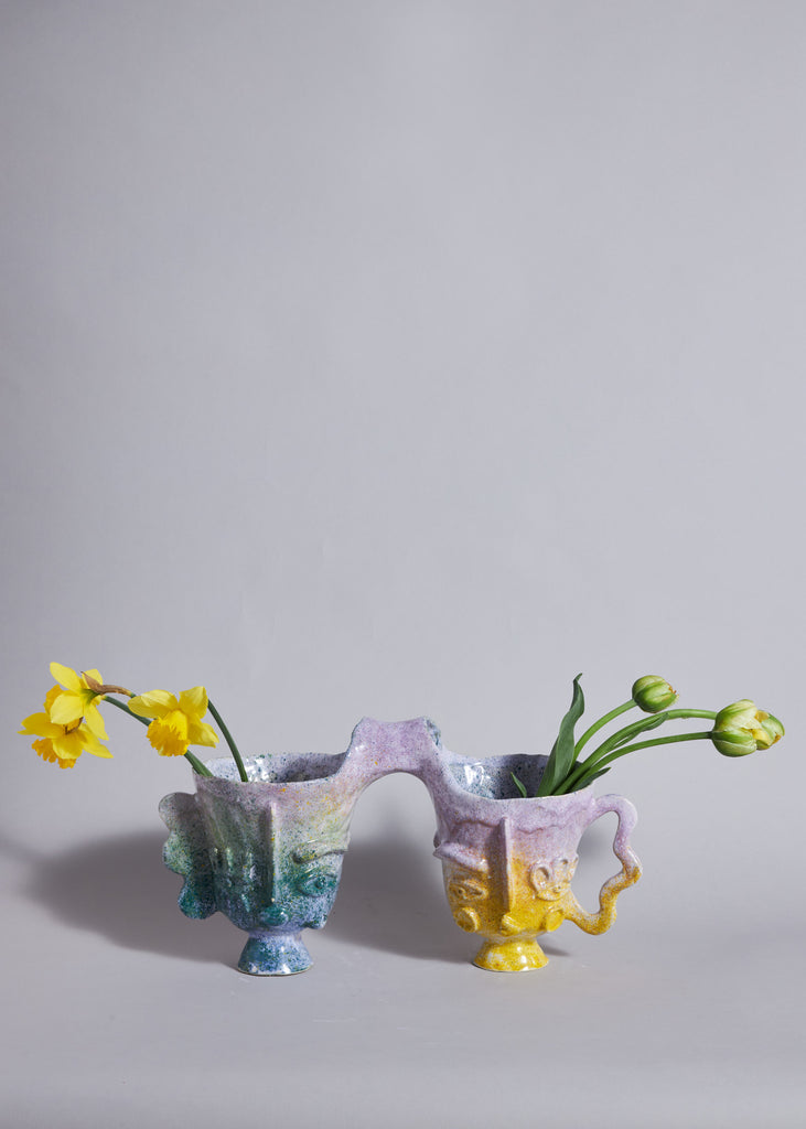 Dina Sandberg Love Letter Sculpture Vase Ceramic Handmade