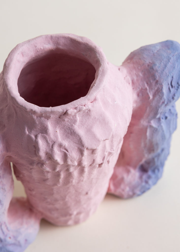 Elisabeth Lewis Winged Velvet Vase Colourful Artwork Unique