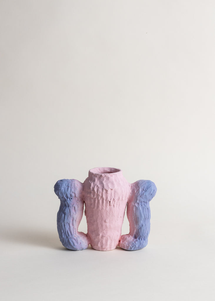 Elisabeth Lewis Winged Velvet Vase Colourful Art Unique