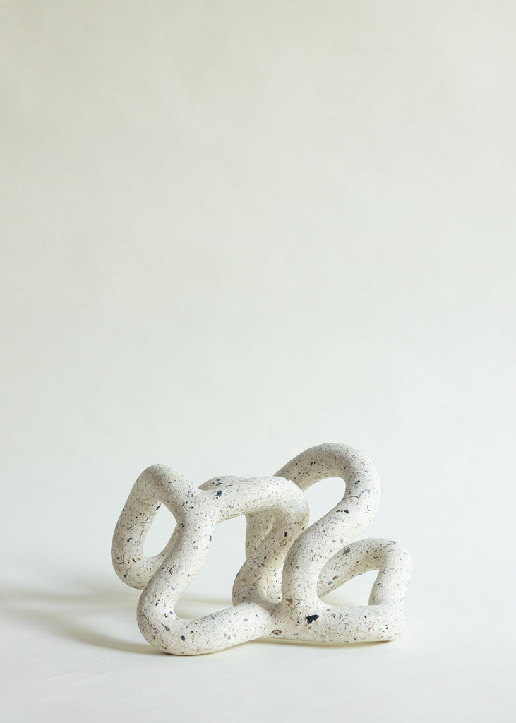 Emeli Höcks Circular Artwork White Sculpture Handmade Unique