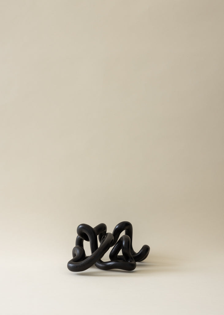 Emeli Höcks Circular Handmade Sculpture Unique Black 