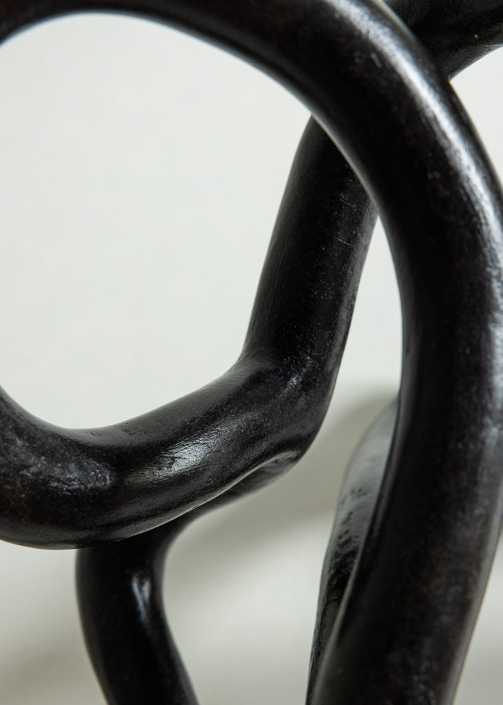 Emeli Höcks Circular Black Sculpture Handmade The Ode To Unique Artwork Contemporary 