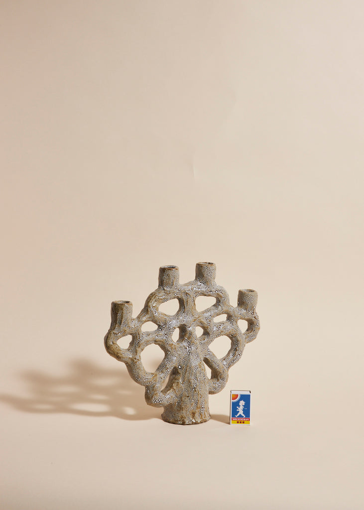 Emelie Thornadtsson Artist Handmade Ceramic Candelabra Size