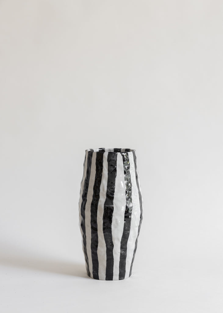 Emelie Thornadtsson Striped Vase Handmade Artwork