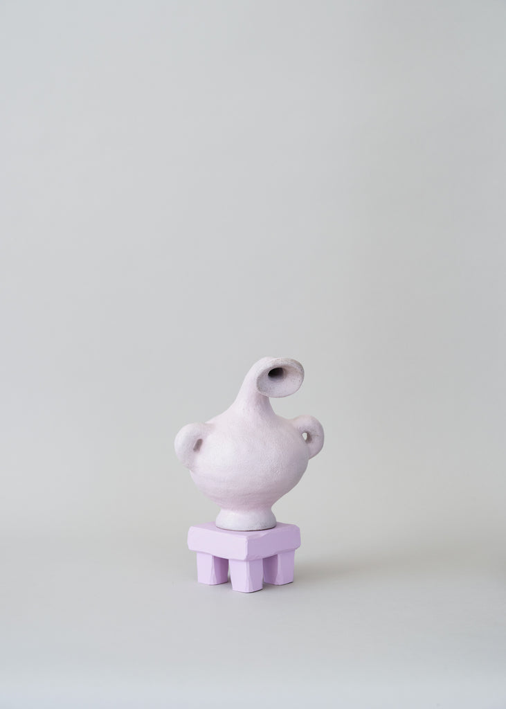 Fanny Ollas Bend Sculpture vase Handmade Artwork Ceramic 