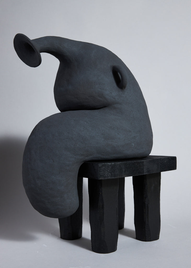 Fanny Ollas Vase Sculpture Gloomy Handmade Art
