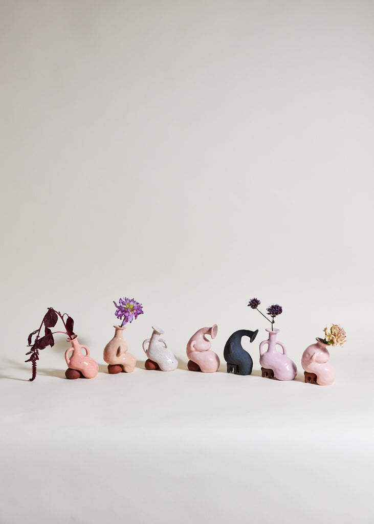 Mini Vases Fanny Ollas Artwork Sculptures Handmade Unique 