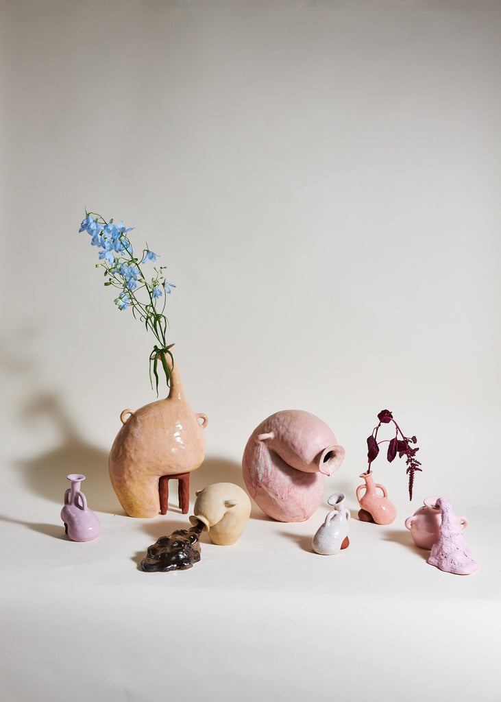 Mini Vase Sculptures Handmade Fanny Ollas Ceramics Art